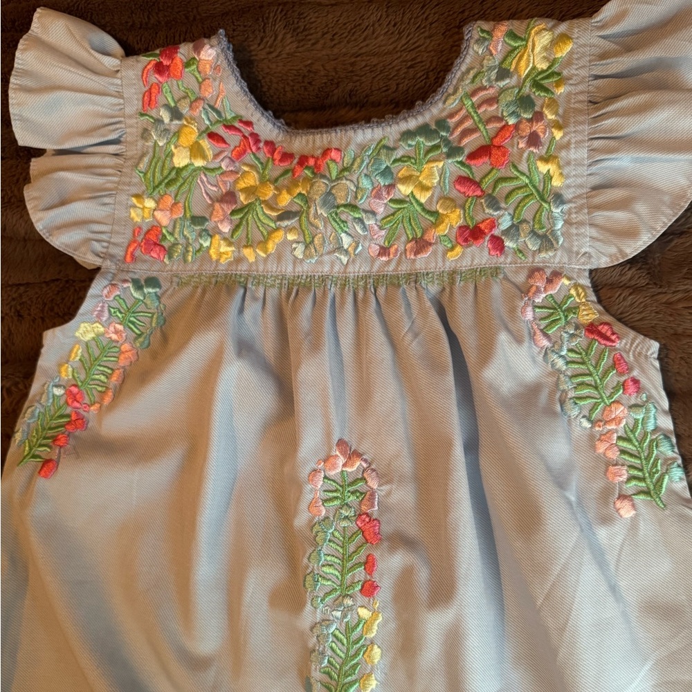 Floral Embroidered Dress